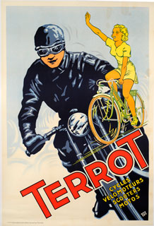 terrot motorcycles poster
