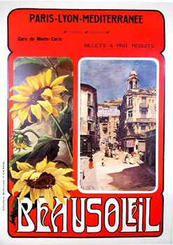 beausoleil poster 1900