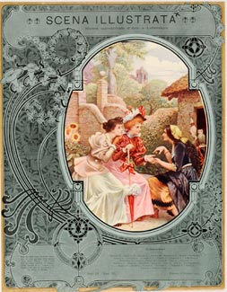 scena illustrata poster