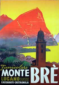 monte bre poster 1930